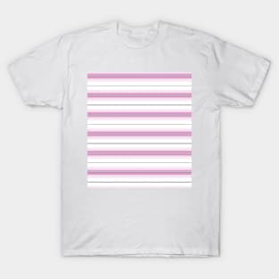 pink stripes with spray ground colors T-Shirt